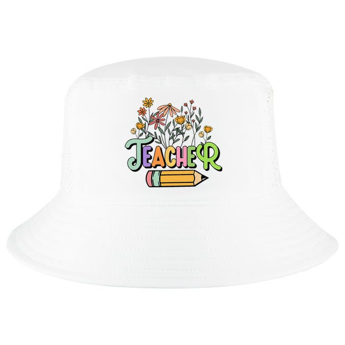 Retro Teache for  Best Teacher Gifts Cool Comfort Performance Bucket Hat