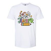 Retro Teache for  Best Teacher Gifts Softstyle CVC T-Shirt