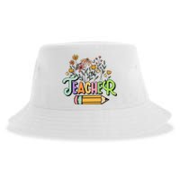 Retro Teache for  Best Teacher Gifts Sustainable Bucket Hat