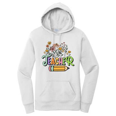 Retro Teache for  Best Teacher Gifts Women's Pullover Hoodie