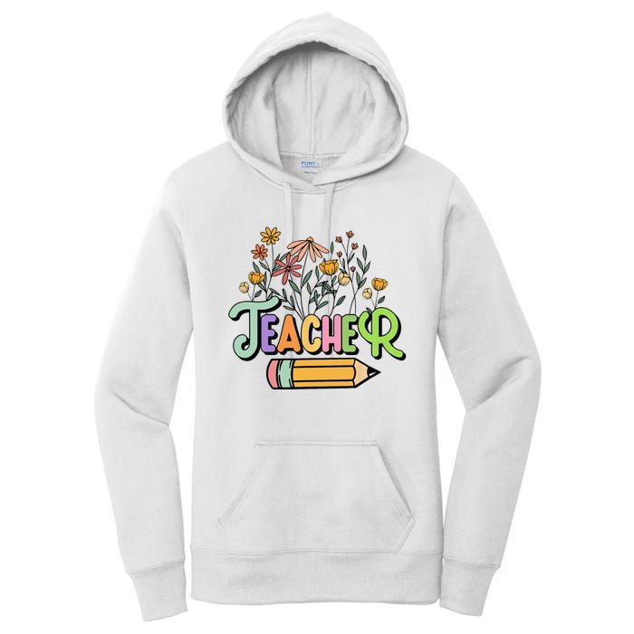 Retro Teache for  Best Teacher Gifts Women's Pullover Hoodie