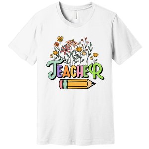 Retro Teache for  Best Teacher Gifts Premium T-Shirt