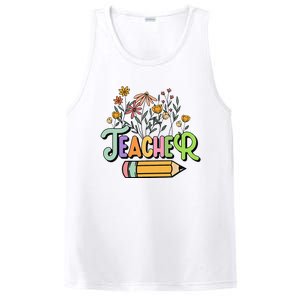 Retro Teache for  Best Teacher Gifts PosiCharge Competitor Tank