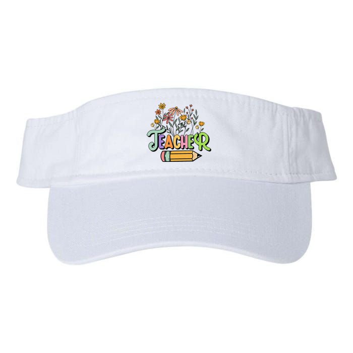 Retro Teache for  Best Teacher Gifts Valucap Bio-Washed Visor