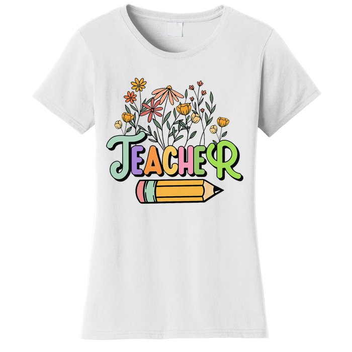 Retro Teache for  Best Teacher Gifts Women's T-Shirt