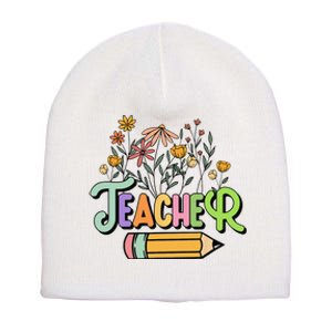 Retro Teache for  Best Teacher Gifts Short Acrylic Beanie