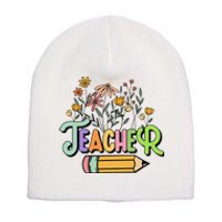 Retro Teache for  Best Teacher Gifts Short Acrylic Beanie