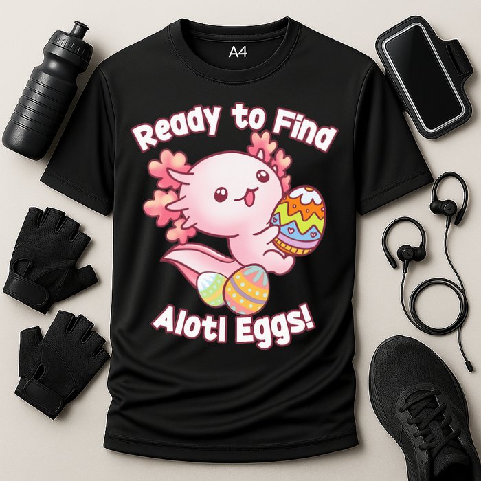 Ready To Find Alotl Eggs! Cute Axolotl Anime Kawaii Easter Performance Shirt