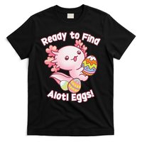 Ready To Find Alotl Eggs! Cute Axolotl Anime Kawaii Easter T-Shirt