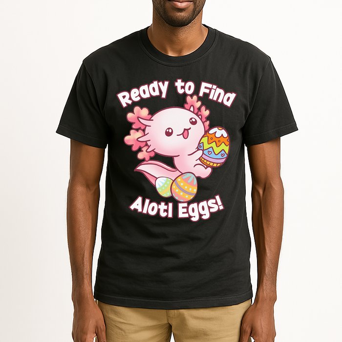 Ready To Find Alotl Eggs! Cute Axolotl Anime Kawaii Easter Tall T-Shirt