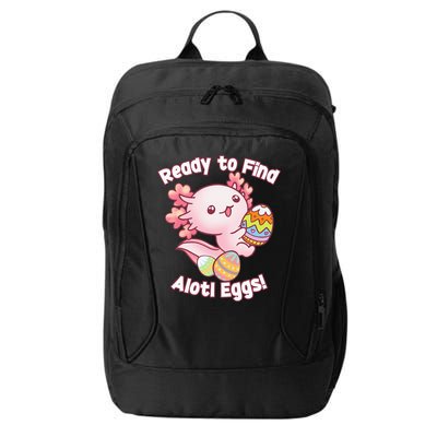 Ready To Find Alotl Eggs! Cute Axolotl Anime Kawaii Easter City Backpack