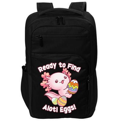 Ready To Find Alotl Eggs! Cute Axolotl Anime Kawaii Easter Impact Tech Backpack
