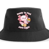 Ready To Find Alotl Eggs! Cute Axolotl Anime Kawaii Easter Sustainable Bucket Hat
