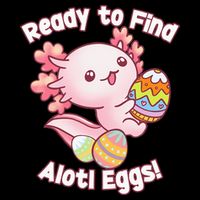 Ready To Find Alotl Eggs! Cute Axolotl Anime Kawaii Easter Sustainable Bucket Hat