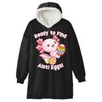 Ready To Find Alotl Eggs! Cute Axolotl Anime Kawaii Easter Hooded Wearable Blanket