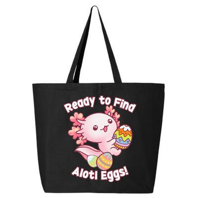 Ready To Find Alotl Eggs! Cute Axolotl Anime Kawaii Easter 25L Jumbo Tote