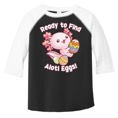 Ready To Find Alotl Eggs! Cute Axolotl Anime Kawaii Easter Toddler Fine Jersey T-Shirt