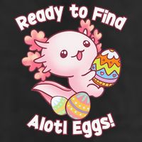 Ready To Find Alotl Eggs! Cute Axolotl Anime Kawaii Easter Microfiber Hand Towel