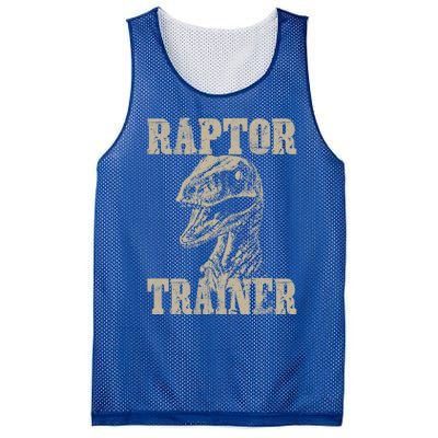 Raptor Trainer Funny Dinosaur Lover Halloween Costume Gift Mesh Reversible Basketball Jersey Tank