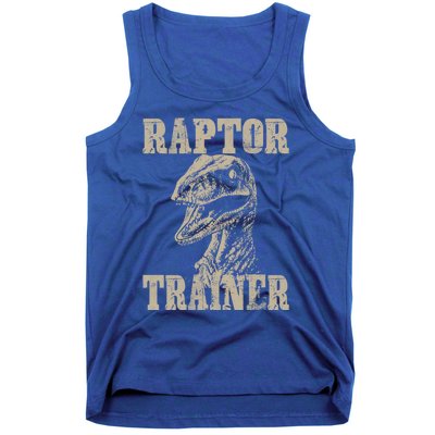 Raptor Trainer Funny Dinosaur Lover Halloween Costume Gift Tank Top