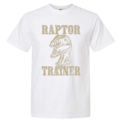 Raptor Trainer Funny Dinosaur Lover Halloween Costume Gift Garment-Dyed Heavyweight T-Shirt