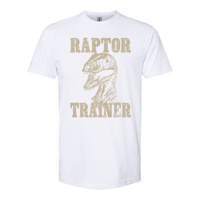 Raptor Trainer Funny Dinosaur Lover Halloween Costume Gift Softstyle CVC T-Shirt