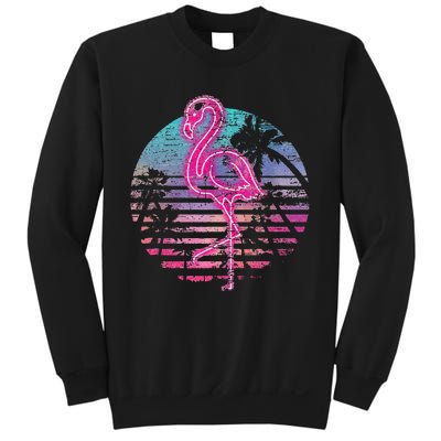 Retro Tropic Flamingo Sweatshirt