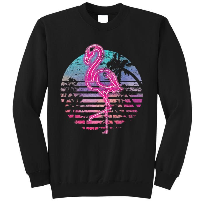 Retro Tropic Flamingo Sweatshirt