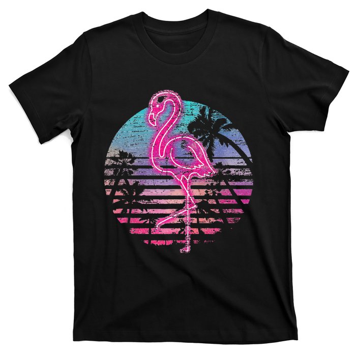 Retro Tropic Flamingo T-Shirt