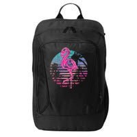 Retro Tropic Flamingo City Backpack