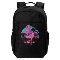 Retro Tropic Flamingo Daily Commute Backpack