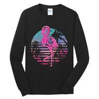 Retro Tropic Flamingo Tall Long Sleeve T-Shirt