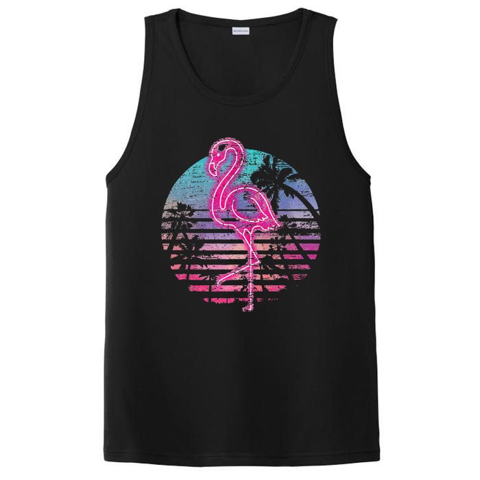 Retro Tropic Flamingo PosiCharge Competitor Tank