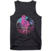 Retro Tropic Flamingo Tank Top