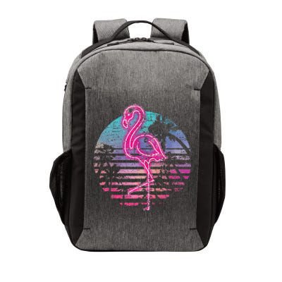 Retro Tropic Flamingo Vector Backpack