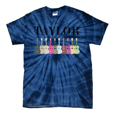 Retro Taylor First Name Personalized Groovy Bday Tie-Dye T-Shirt