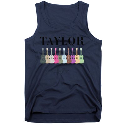 Retro Taylor First Name Personalized Groovy Bday Tank Top