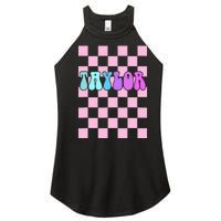 Retro T.AYLOR First Name Personalized Groovy Birthday Women's Perfect Tri Rocker Tank