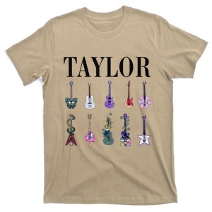 Retro Taylor First Name Personalized Groovy Birthday T-Shirt