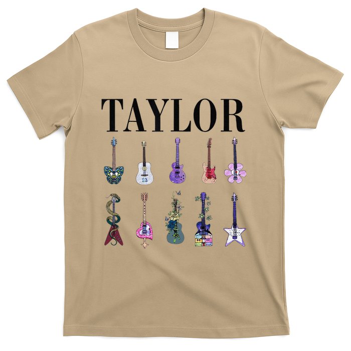 Retro Taylor First Name Personalized Groovy Birthday T-Shirt
