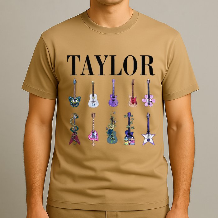 Retro Taylor First Name Personalized Groovy Birthday T-Shirt