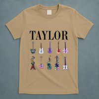 Retro Taylor First Name Personalized Groovy Birthday T-Shirt