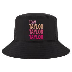 Retro T.AYLOR First Name Personalized Groovy Birthday Cool Comfort Performance Bucket Hat