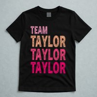 Retro T.AYLOR First Name Personalized Groovy Birthday T-Shirt