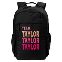 Retro T.AYLOR First Name Personalized Groovy Birthday Backpack