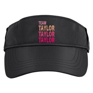 Retro T.AYLOR First Name Personalized Groovy Birthday Adult Drive Performance Visor