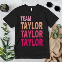 Retro T.AYLOR First Name Personalized Groovy Birthday Premium T-Shirt