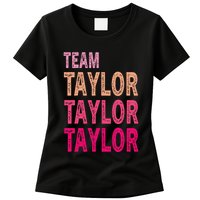 Retro T.AYLOR First Name Personalized Groovy Birthday Womens T-Shirt
