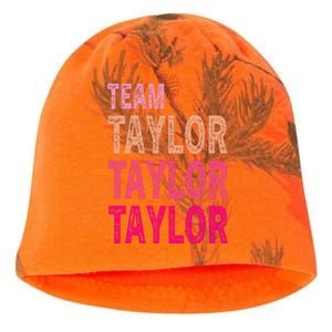 Retro T.AYLOR First Name Personalized Groovy Birthday Kati - Camo Knit Beanie