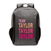 Retro T.AYLOR First Name Personalized Groovy Birthday Vector Backpack